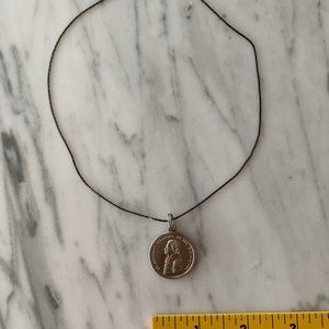 Silver Coin Necklace